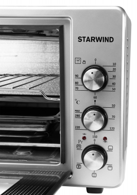 Мини-печь Starwind SMO2022 42л. 1600Вт серый от магазина Лидер